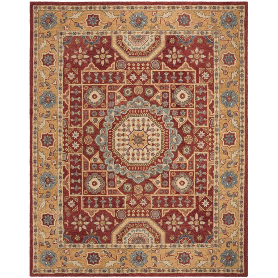 SAFAVIEH Antiquity AT501Q Handmade Red / Orange Rug Image 1