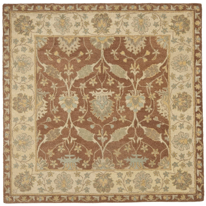 SAFAVIEH Antiquity AT315A Handmade Brown / Taupe Rug Image 7