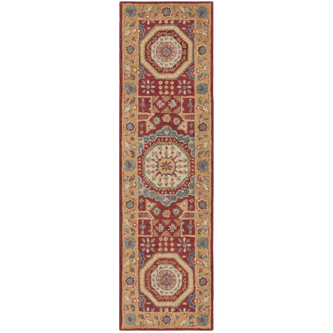 SAFAVIEH Antiquity AT501Q Handmade Red / Orange Rug Image 5