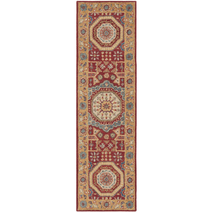 SAFAVIEH Antiquity AT501Q Handmade Red / Orange Rug Image 5