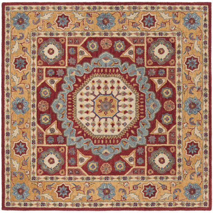 SAFAVIEH Antiquity AT501Q Handmade Red / Orange Rug Image 6