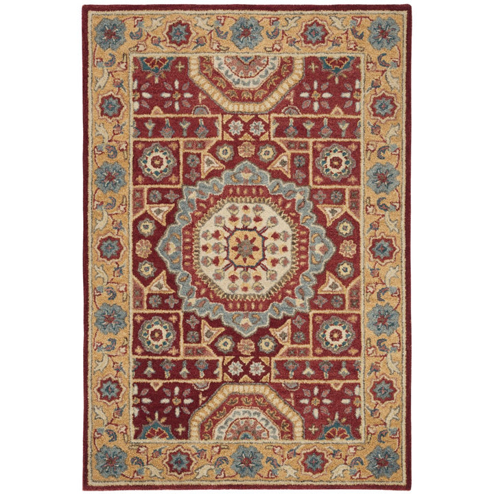 SAFAVIEH Antiquity AT501Q Handmade Red / Orange Rug Image 1