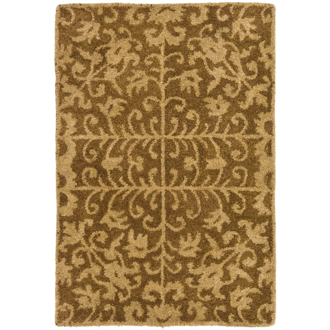 SAFAVIEH Antiquity AT411A Handmade Gold / Beige Rug Image 2