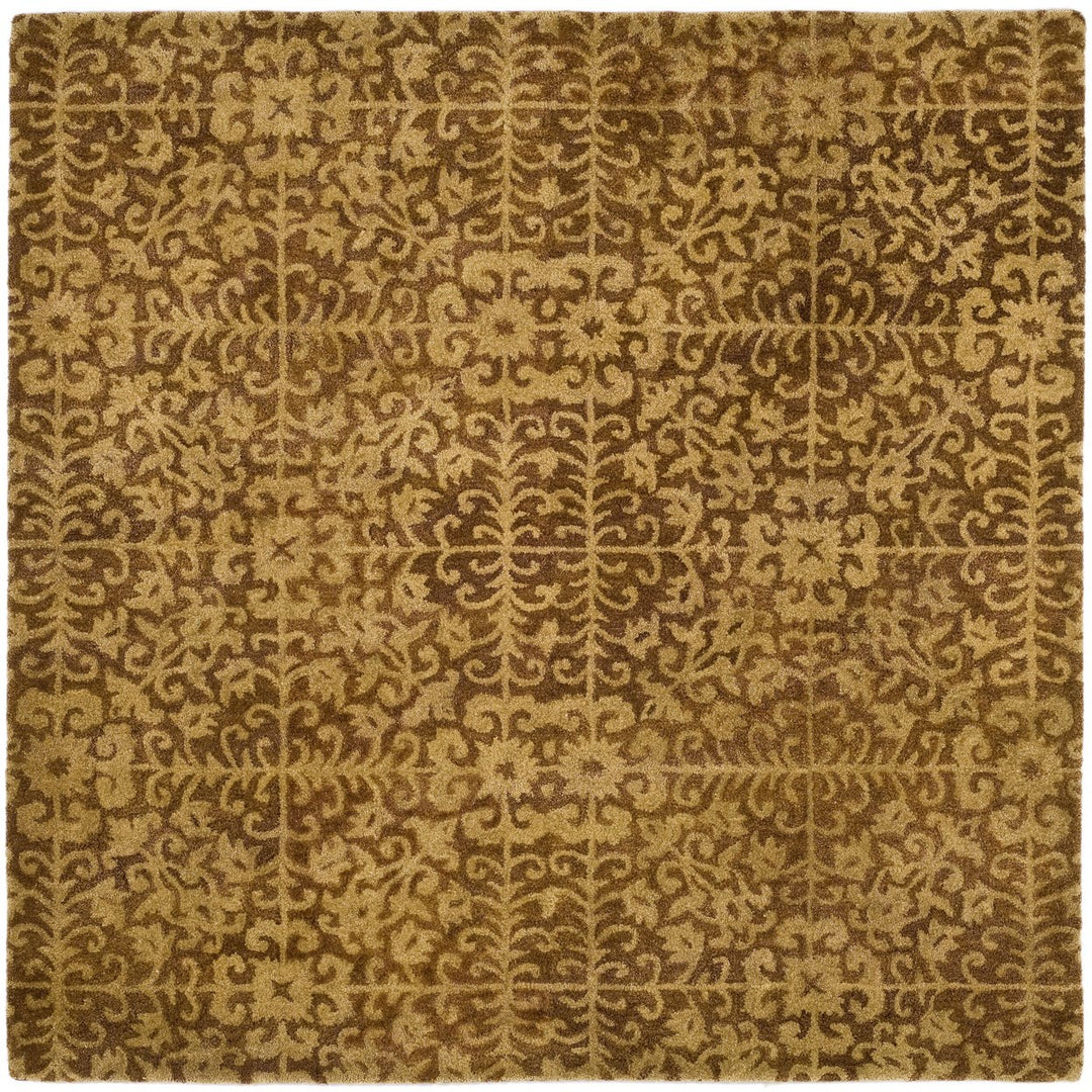 SAFAVIEH Antiquity AT411A Handmade Gold / Beige Rug Image 10