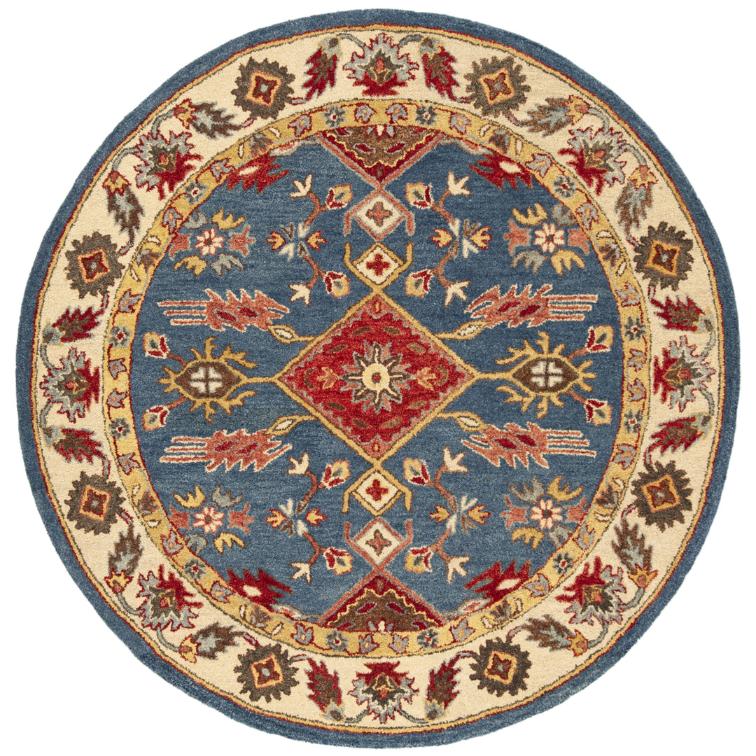 SAFAVIEH Antiquity AT506M Handmade Blue / Red Rug Image 4