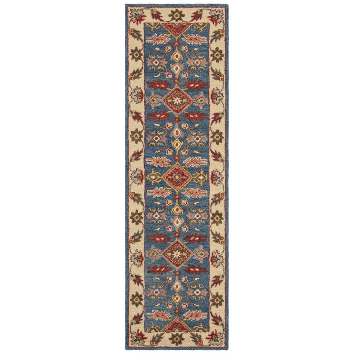 SAFAVIEH Antiquity AT506M Handmade Blue / Red Rug Image 1