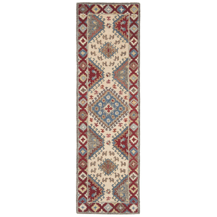 SAFAVIEH Antiquity AT507Q Handmade Red / Ivory Rug Image 1