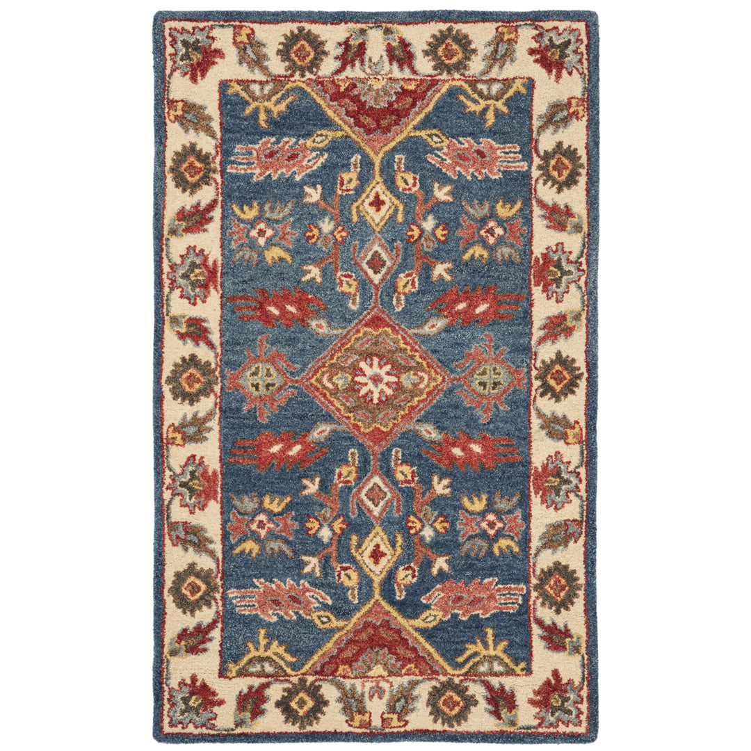 SAFAVIEH Antiquity AT506M Handmade Blue / Red Rug Image 9