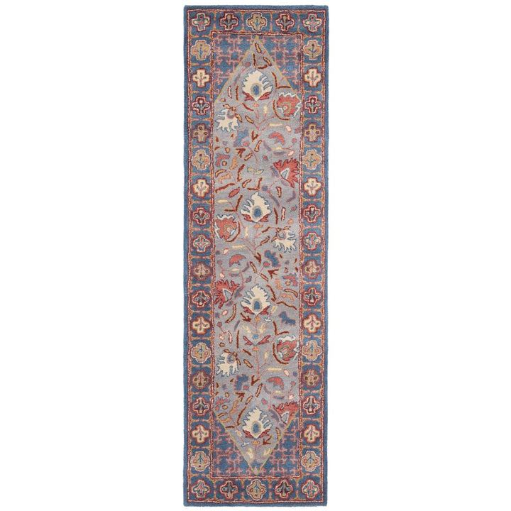 SAFAVIEH Antiquity AT508M Handmade Blue / Red Rug Image 1