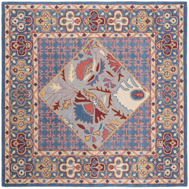 SAFAVIEH Antiquity AT508M Handmade Blue / Red Rug Image 6