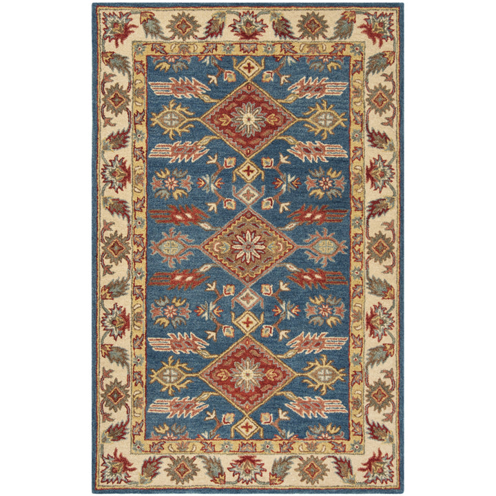 SAFAVIEH Antiquity AT506M Handmade Blue / Red Rug Image 10