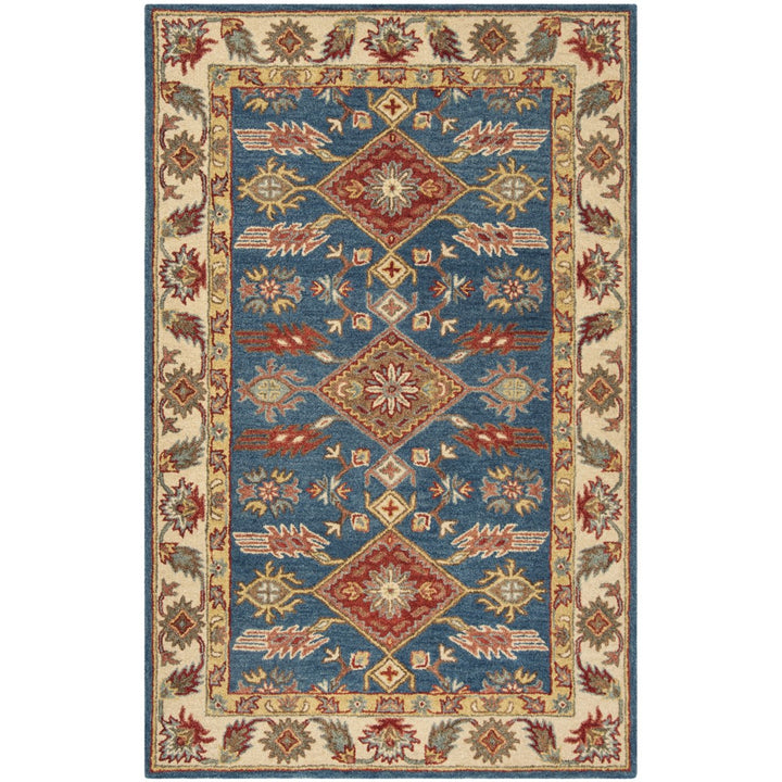 SAFAVIEH Antiquity AT506M Handmade Blue / Red Rug Image 1