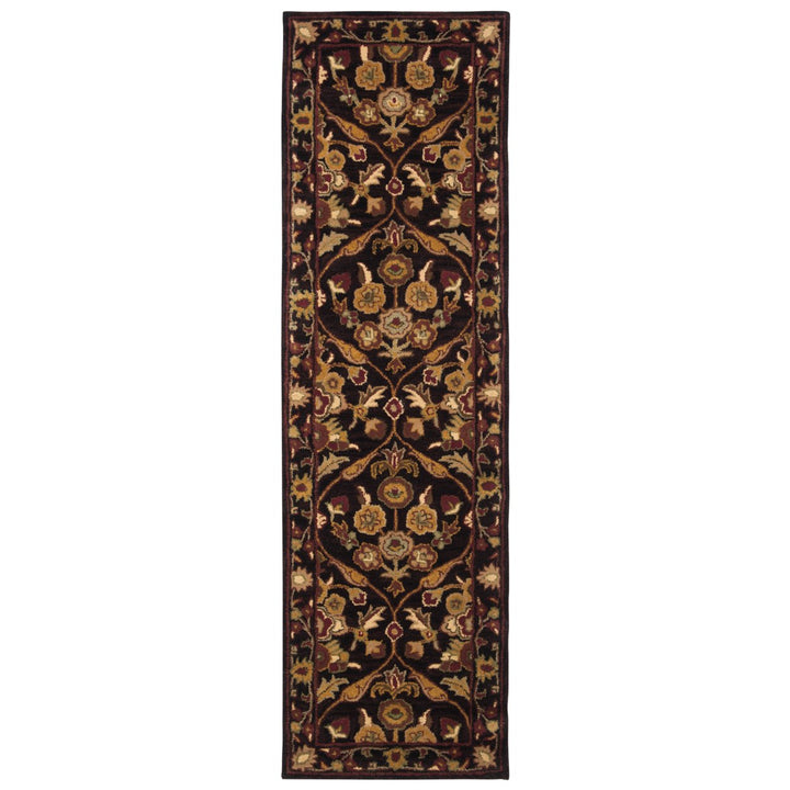 SAFAVIEH Antiquity AT51B Handmade Dark Plum / Gold Rug Image 3