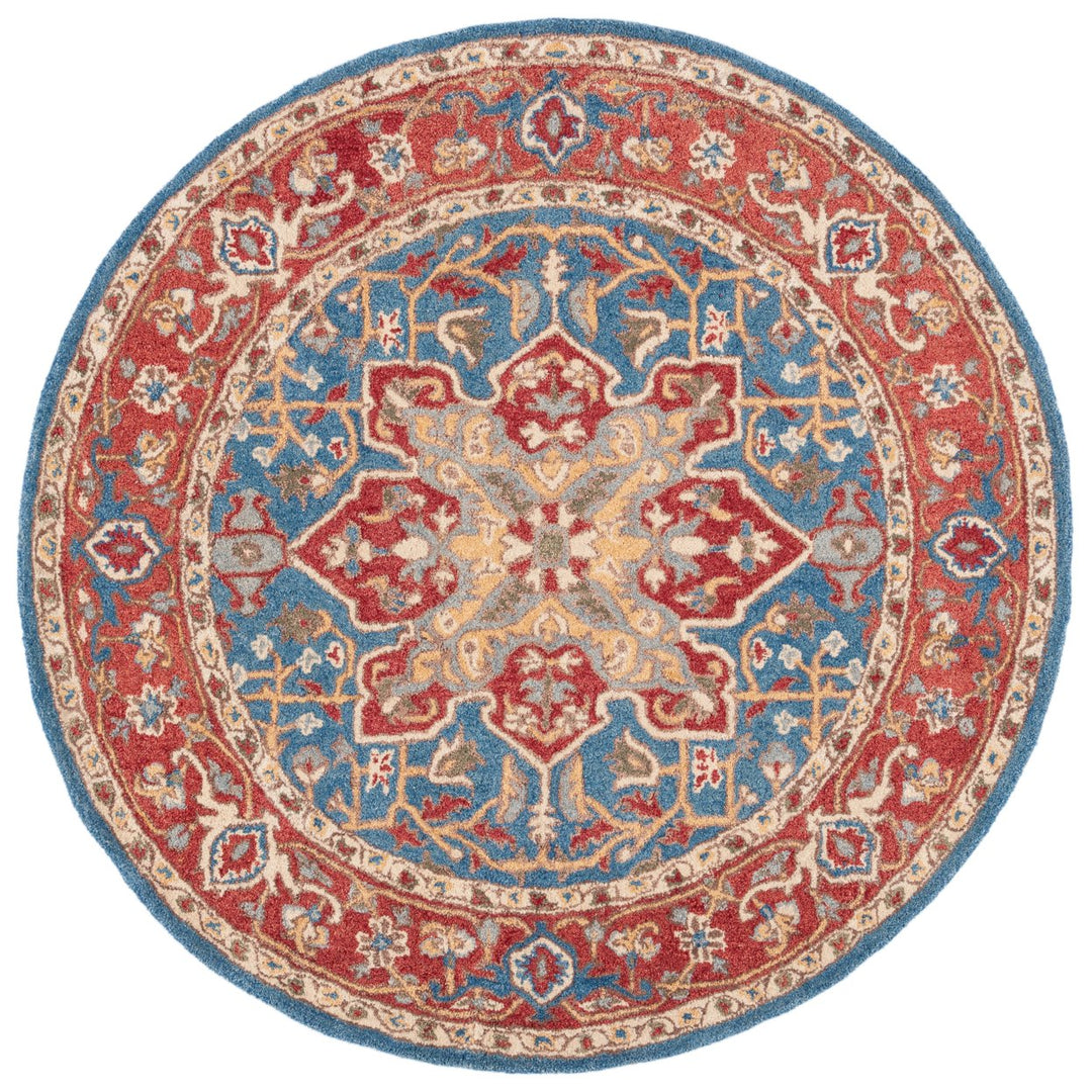 SAFAVIEH Antiquity Collection AT521Q Red / Blue Rug Image 4