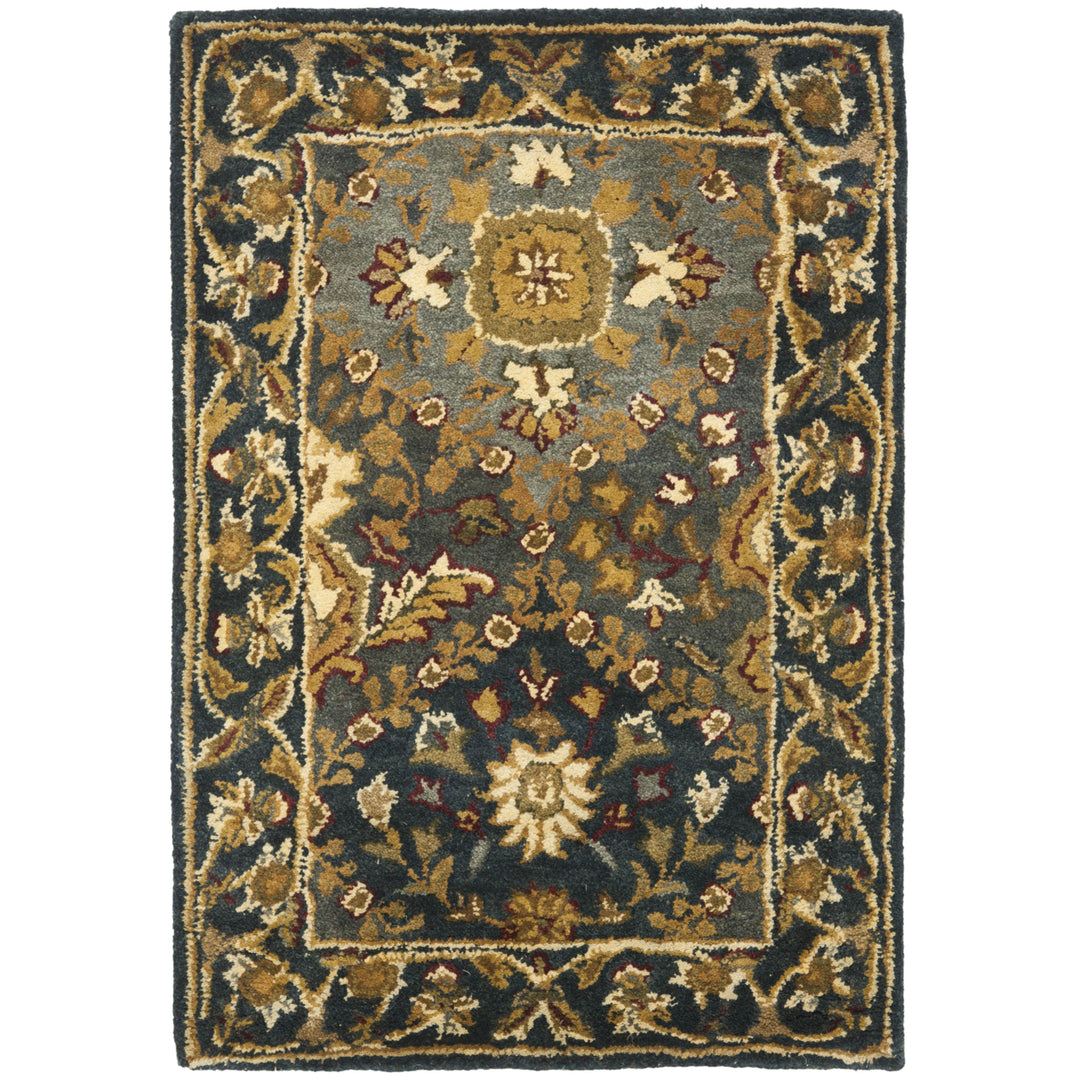 SAFAVIEH Antiquity Collection AT57A Handmade Blue Rug Image 2