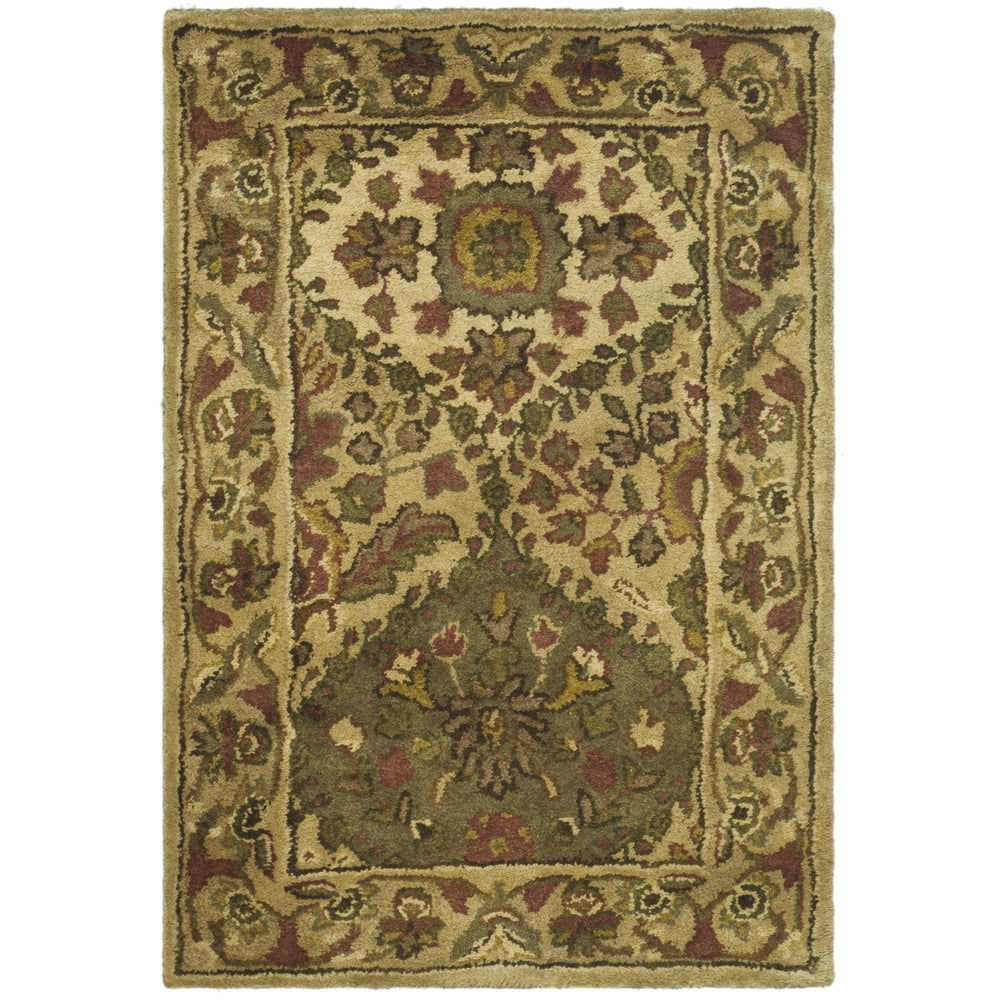 SAFAVIEH Antiquity Collection AT57D Handmade Beige Rug Image 2