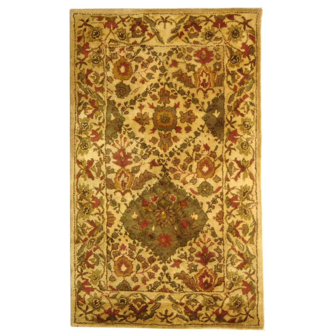 SAFAVIEH Antiquity Collection AT57D Handmade Beige Rug Image 5