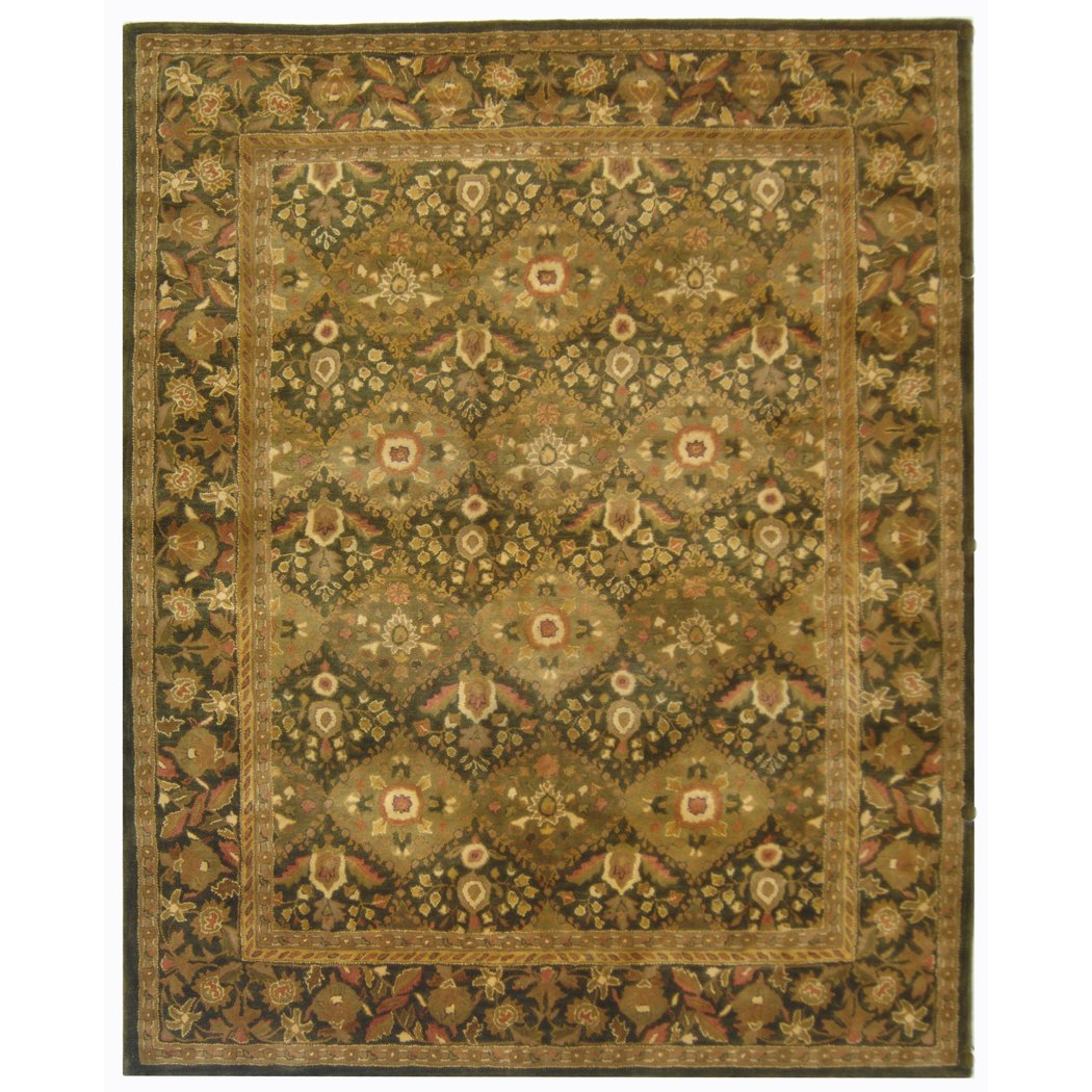 SAFAVIEH Antiquity Collection AT57C Handmade Olive Rug Image 1