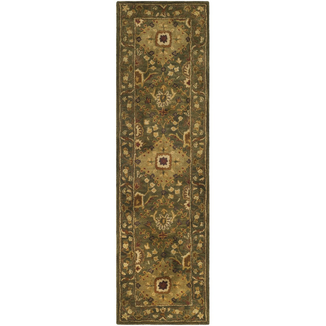 SAFAVIEH Antiquity Collection AT57C Handmade Olive Rug Image 4