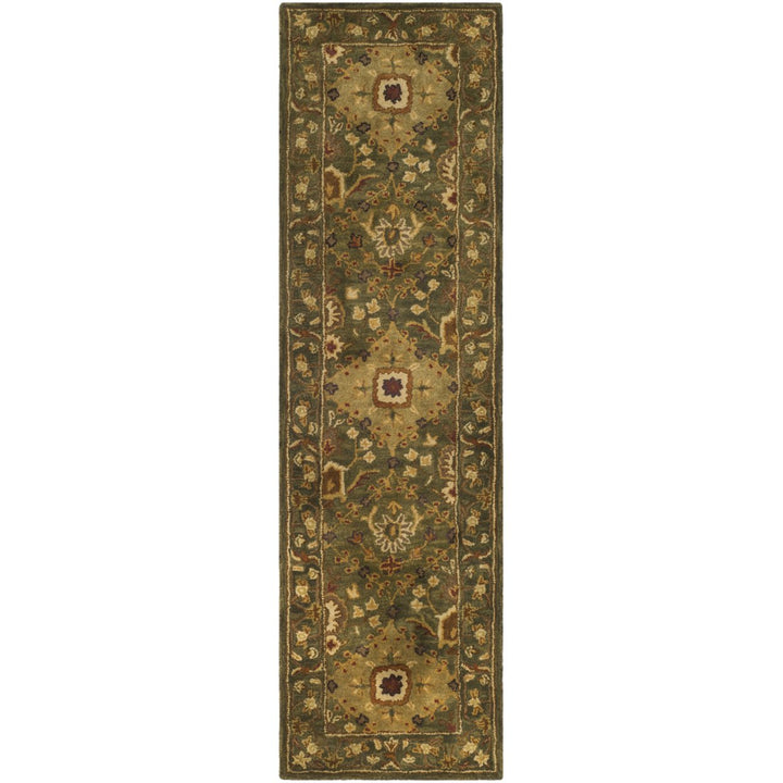 SAFAVIEH Antiquity Collection AT57C Handmade Olive Rug Image 4