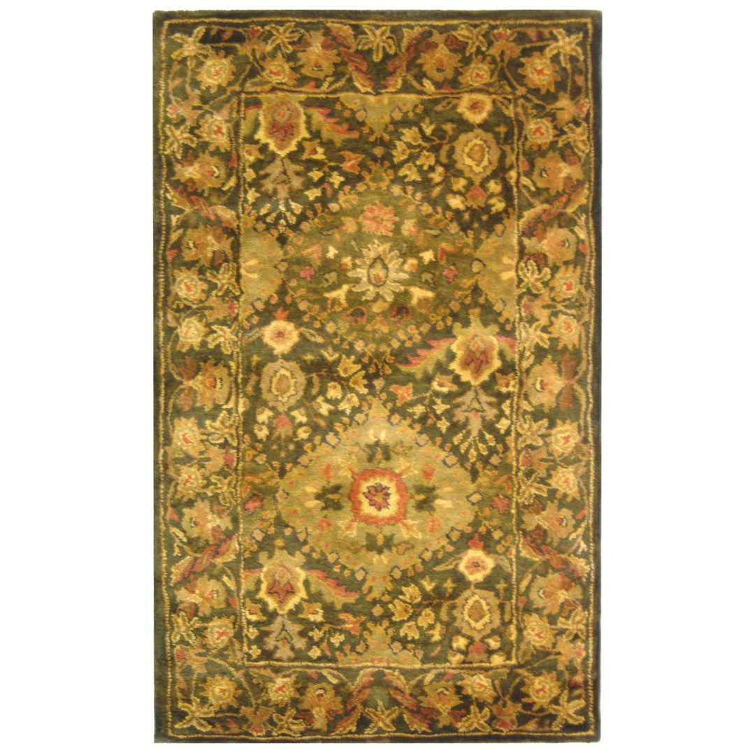 SAFAVIEH Antiquity Collection AT57C Handmade Olive Rug Image 1