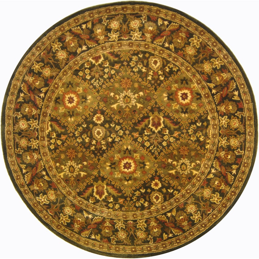 SAFAVIEH Antiquity Collection AT57C Handmade Olive Rug Image 8