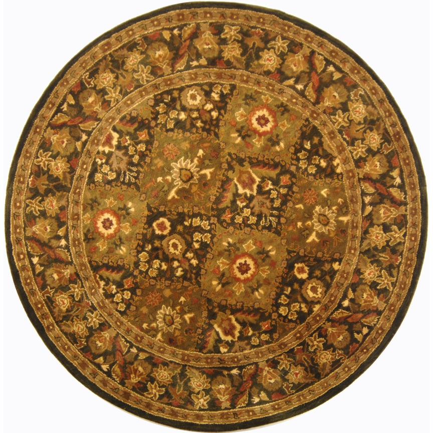 SAFAVIEH Antiquity Collection AT57C Handmade Olive Rug Image 9