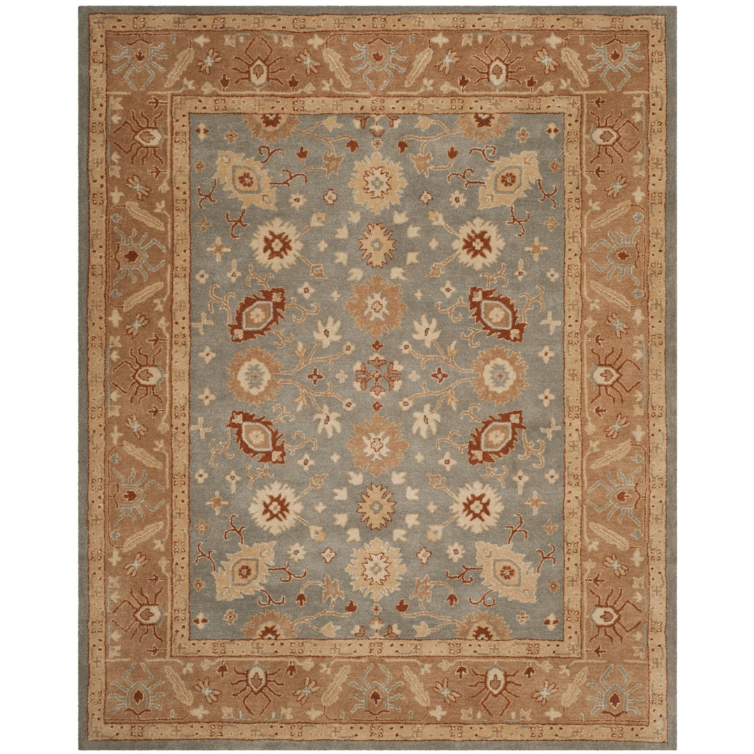 SAFAVIEH Antiquity AT61A Handmade Blue / Beige Rug Image 1