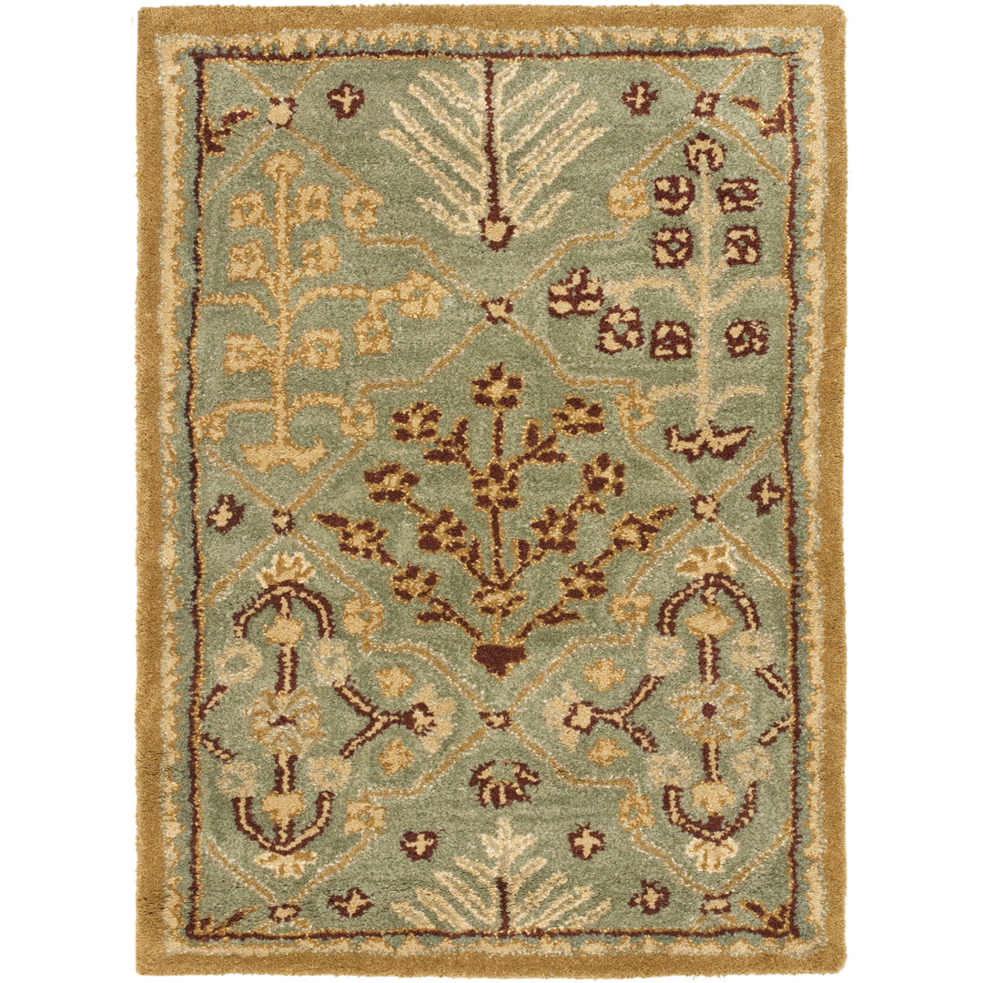 SAFAVIEH AT613A Antiquity Light Blue / Gold Image 2