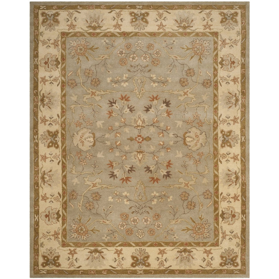 SAFAVIEH Antiquity AT62A Handmade Light Grey / Beige Rug Image 1