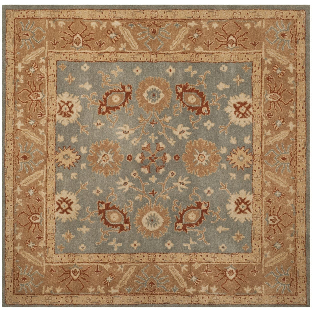 SAFAVIEH Antiquity AT61A Handmade Blue / Beige Rug Image 6