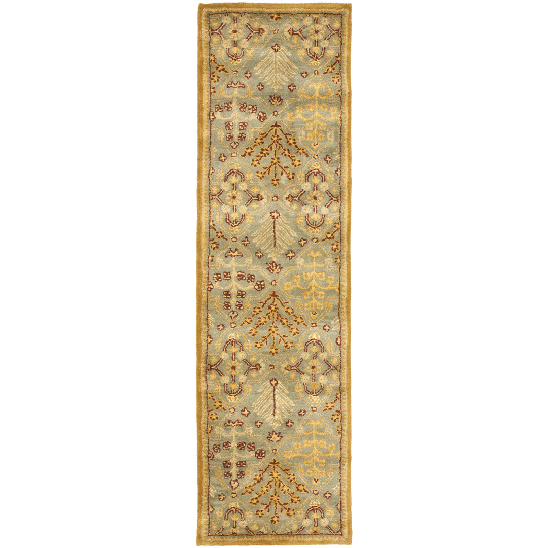 SAFAVIEH AT613A Antiquity Light Blue / Gold Image 3