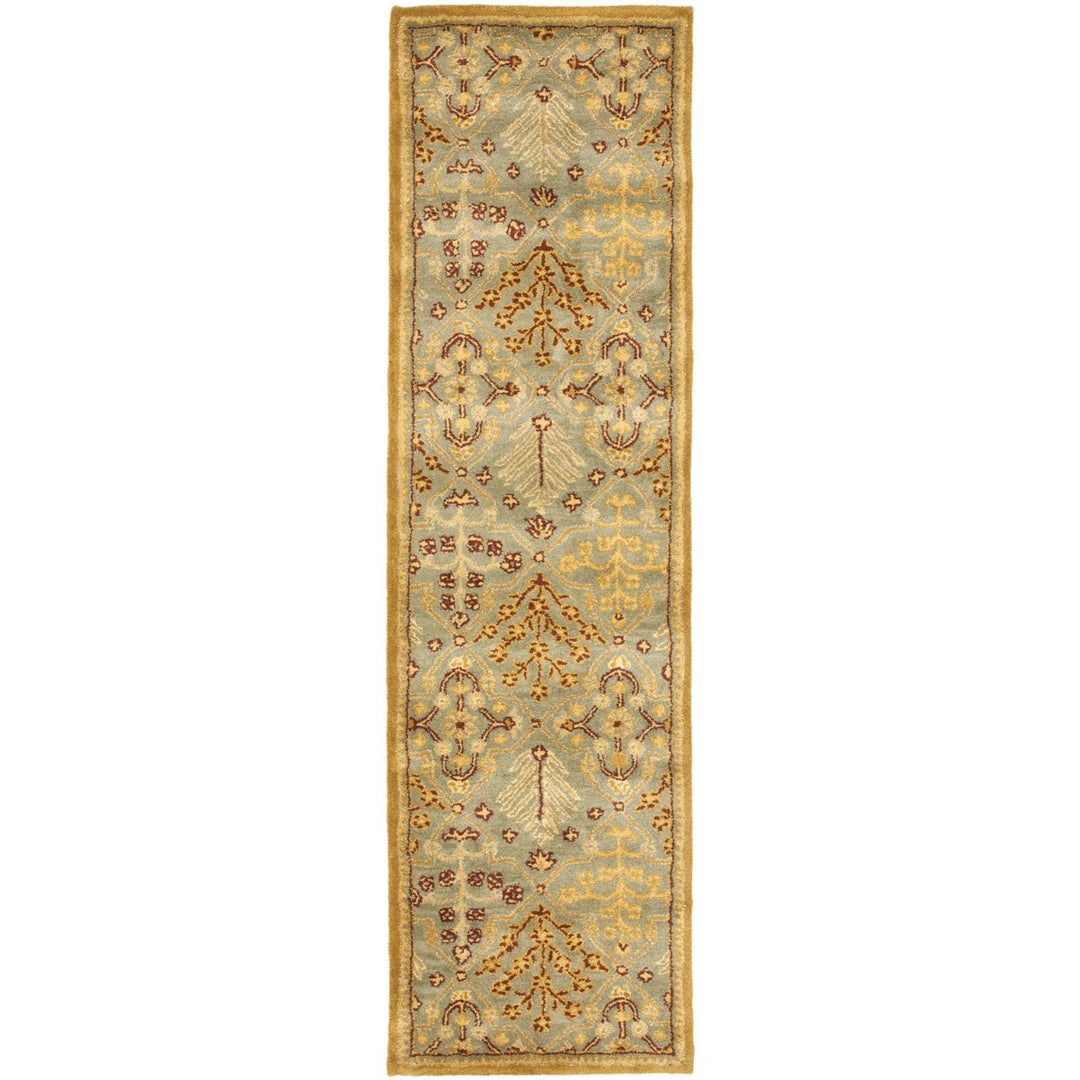 SAFAVIEH AT613A Antiquity Light Blue / Gold Image 1