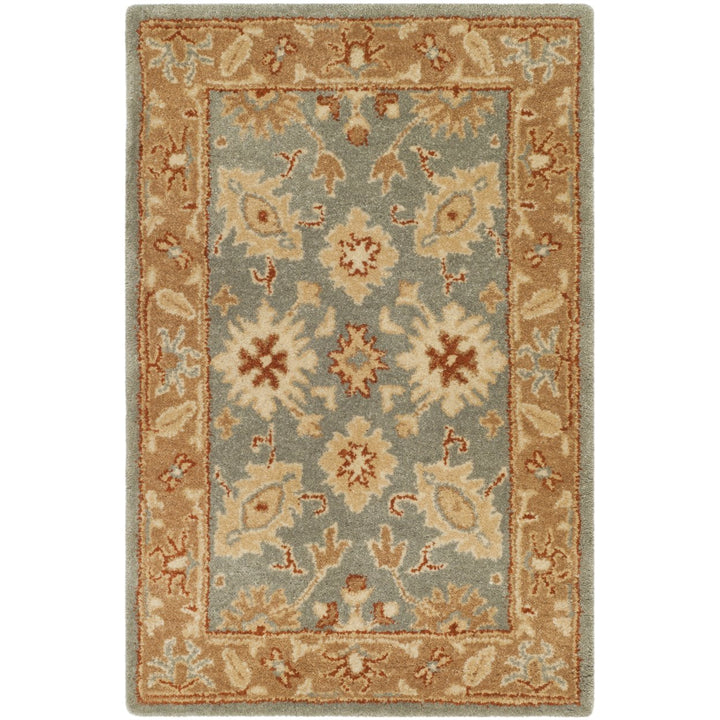 SAFAVIEH Antiquity AT61A Handmade Blue / Beige Rug Image 8