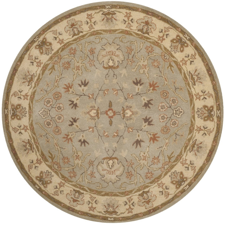 SAFAVIEH Antiquity AT62A Handmade Light Grey / Beige Rug Image 4