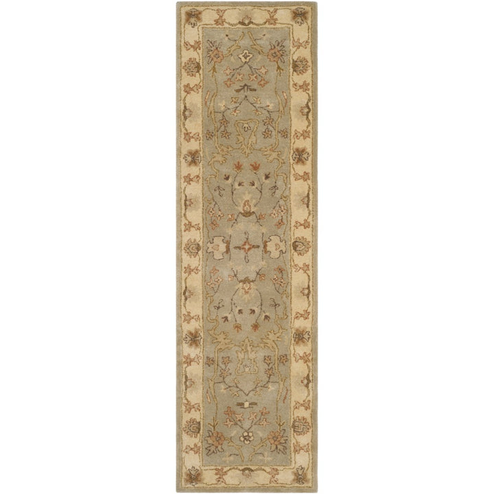 SAFAVIEH Antiquity AT62A Handmade Light Grey / Beige Rug Image 1