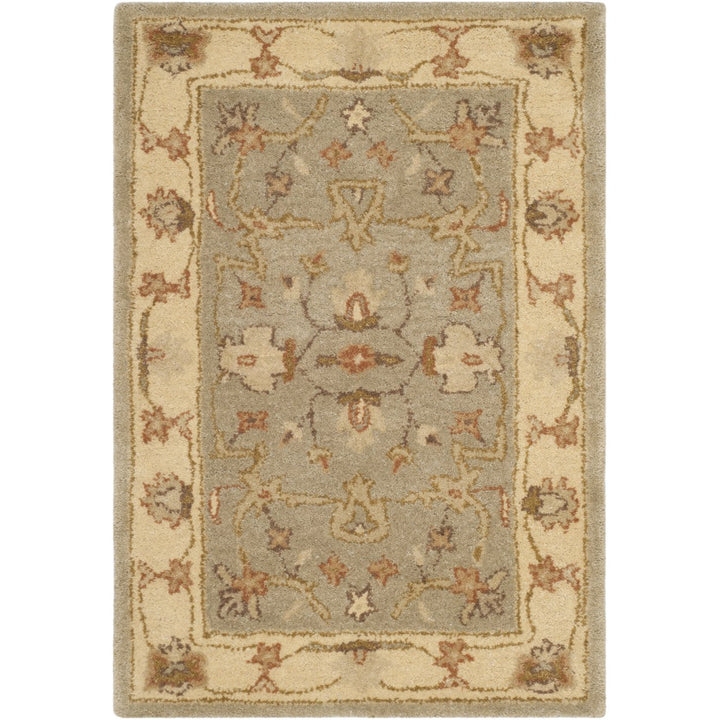 SAFAVIEH Antiquity AT62A Handmade Light Grey / Beige Rug Image 8