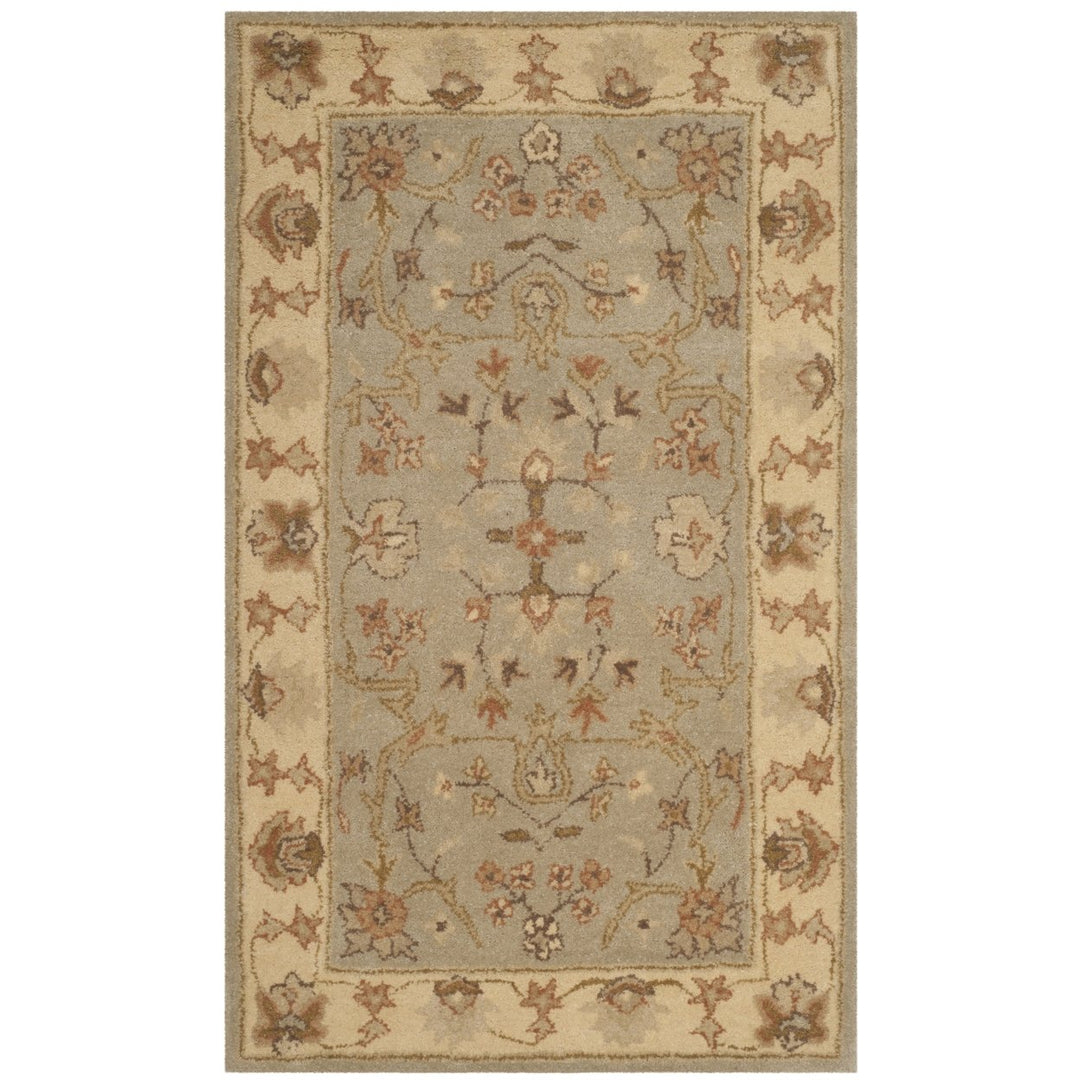 SAFAVIEH Antiquity AT62A Handmade Light Grey / Beige Rug Image 9