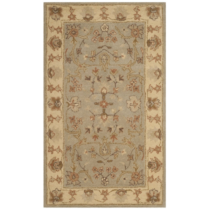 SAFAVIEH Antiquity AT62A Handmade Light Grey / Beige Rug Image 9