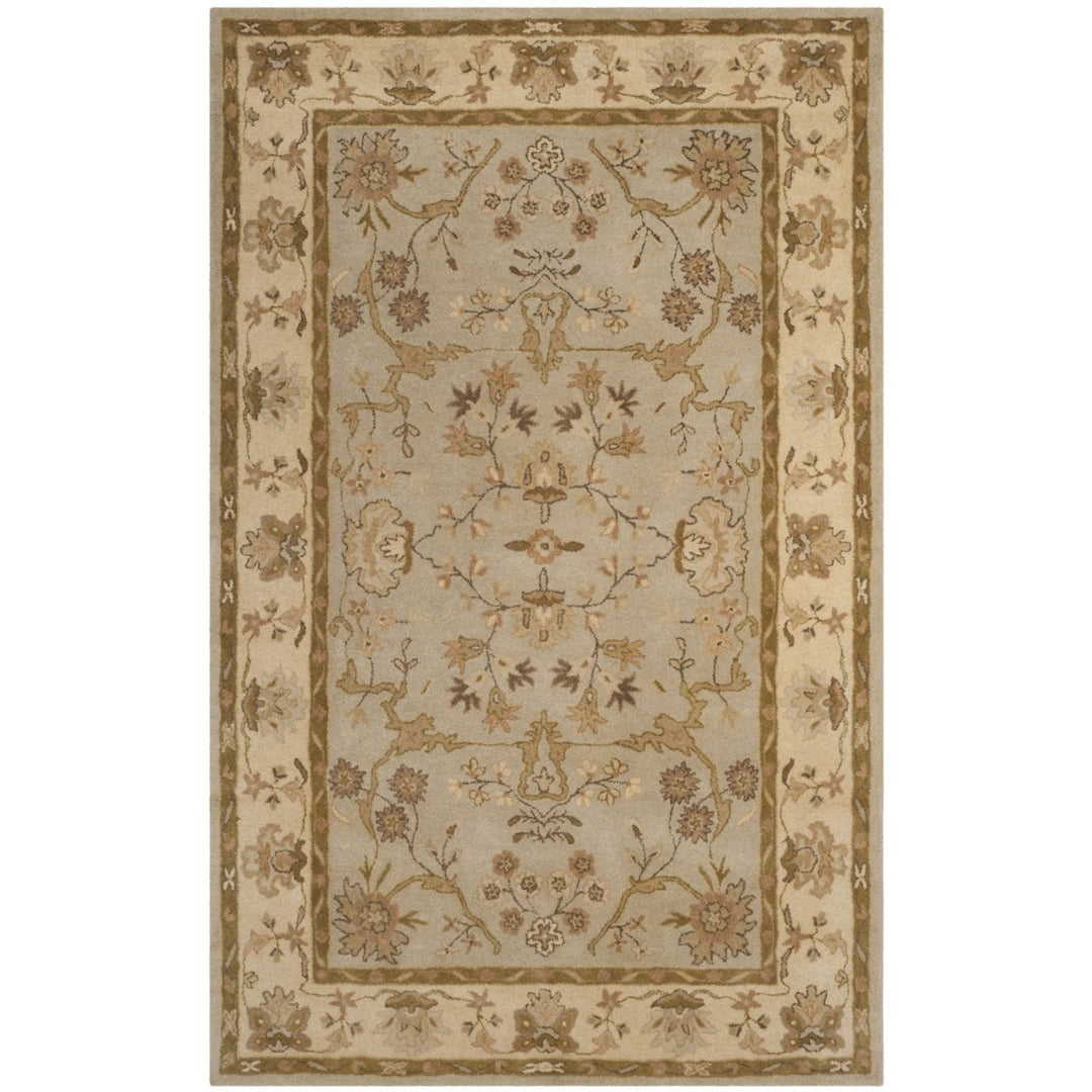 SAFAVIEH Antiquity AT62A Handmade Light Grey / Beige Rug Image 10