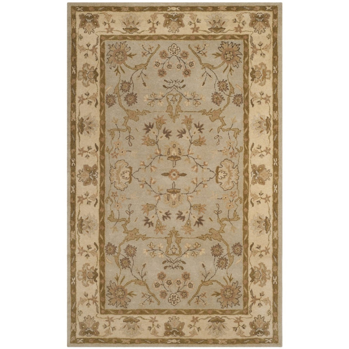 SAFAVIEH Antiquity AT62A Handmade Light Grey / Beige Rug Image 10