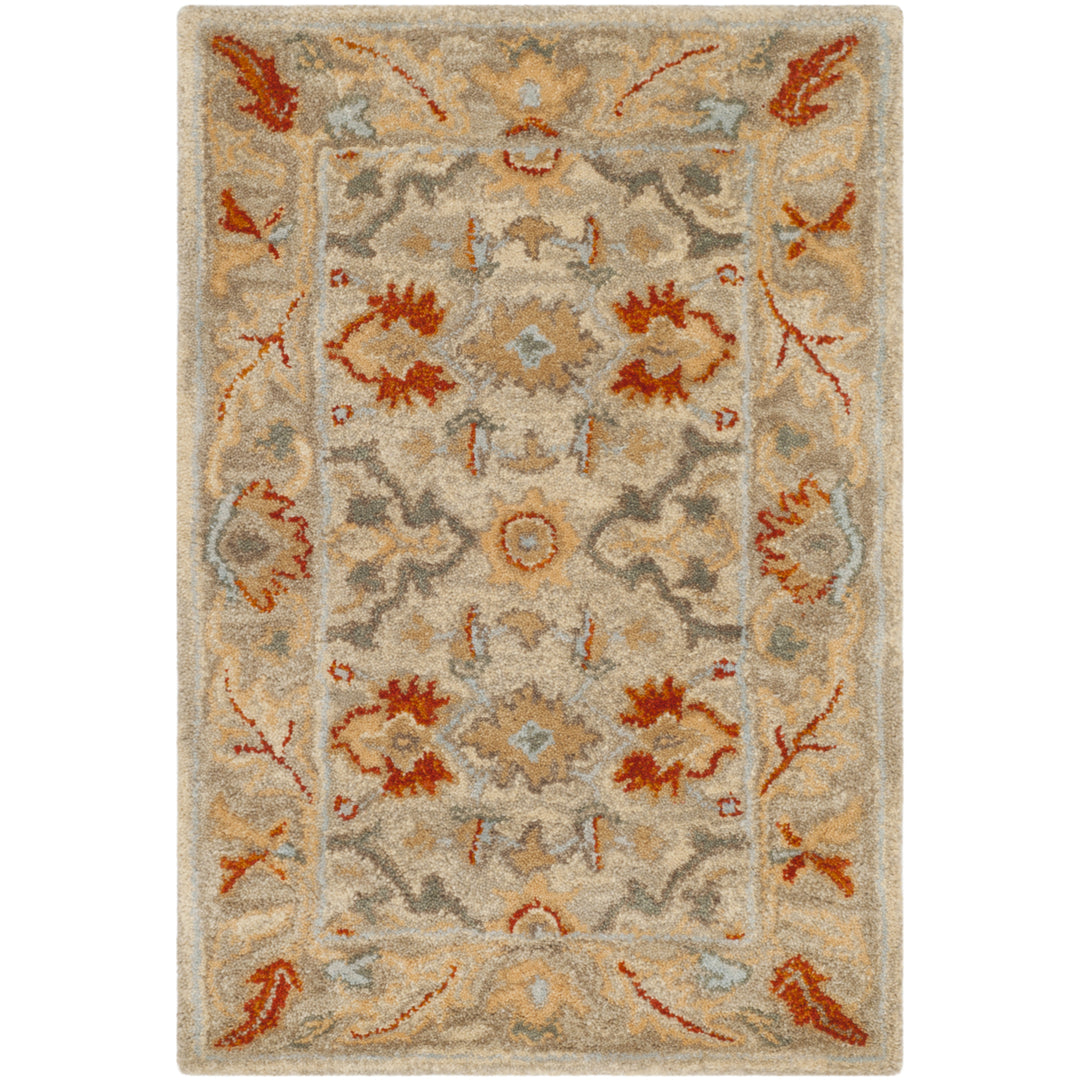 SAFAVIEH Antiquity AT63A Handmade Beige / Multi Rug Image 2