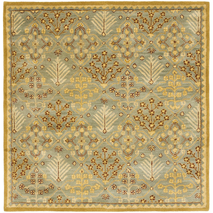 SAFAVIEH AT613A Antiquity Light Blue / Gold Image 7