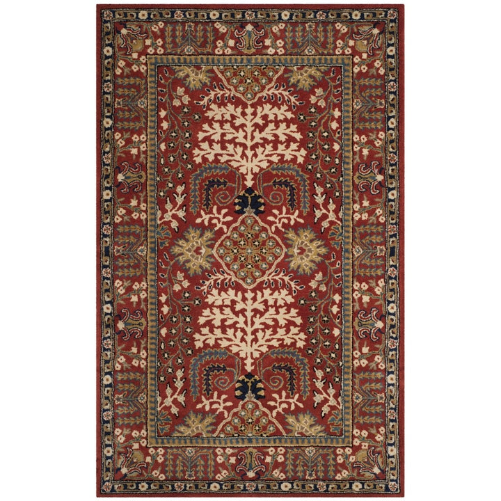 SAFAVIEH Antiquity AT64A Handmade Red / Multi Rug Image 5