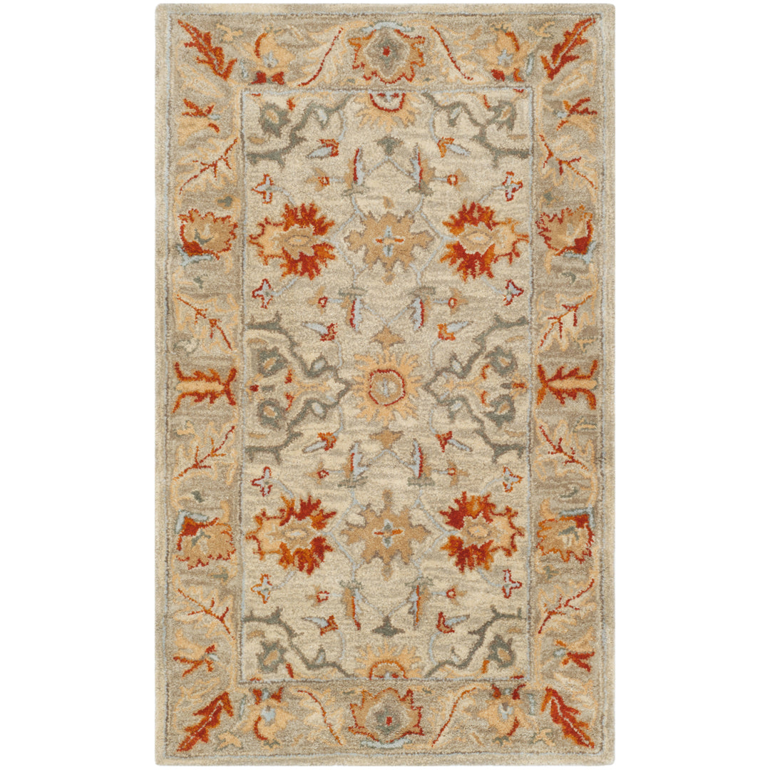 SAFAVIEH Antiquity AT63A Handmade Beige / Multi Rug Image 4