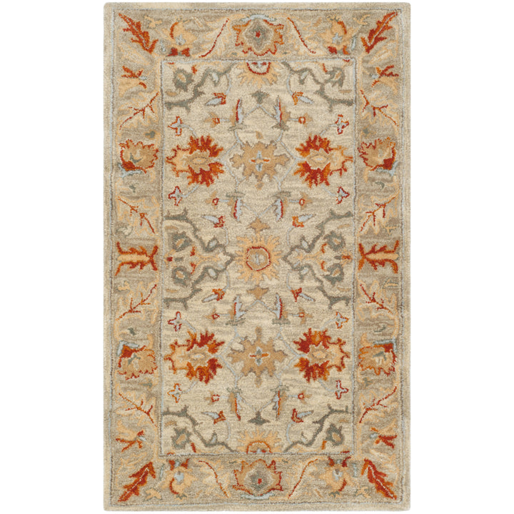 SAFAVIEH Antiquity AT63A Handmade Beige / Multi Rug Image 4