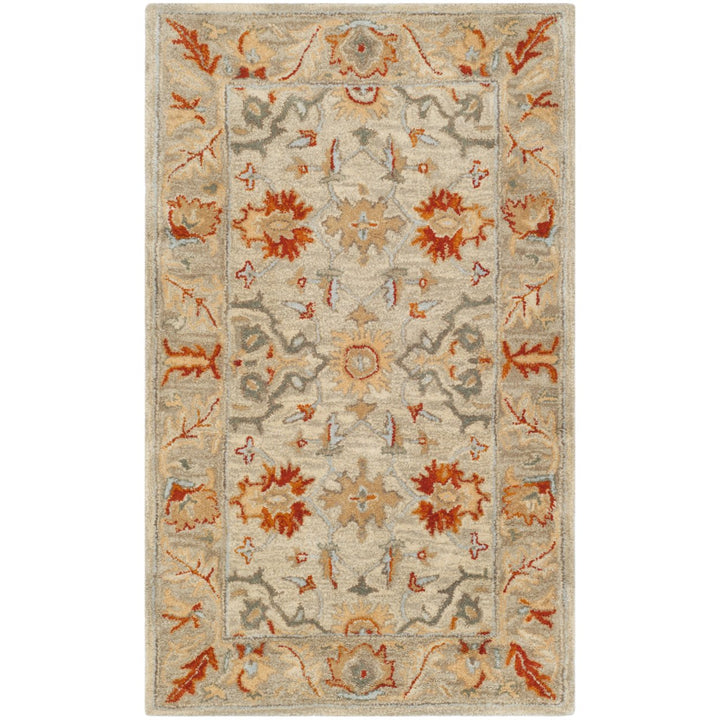 SAFAVIEH Antiquity AT63A Handmade Beige / Multi Rug Image 1