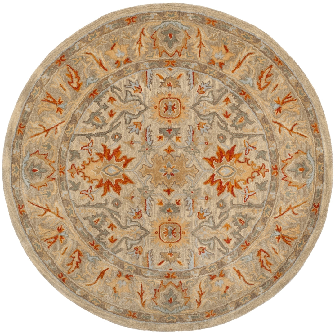 SAFAVIEH Antiquity AT63A Handmade Beige / Multi Rug Image 6