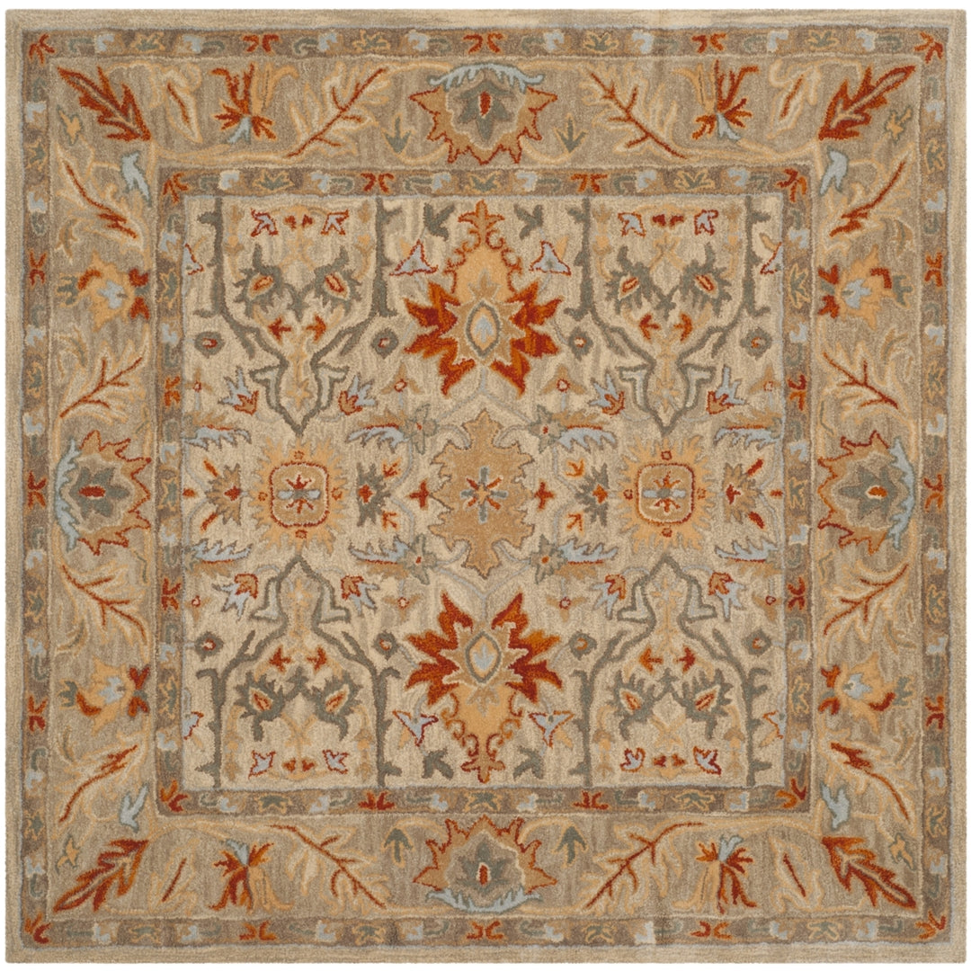 SAFAVIEH Antiquity AT63A Handmade Beige / Multi Rug Image 7