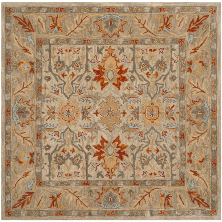 SAFAVIEH Antiquity AT63A Handmade Beige / Multi Rug Image 7